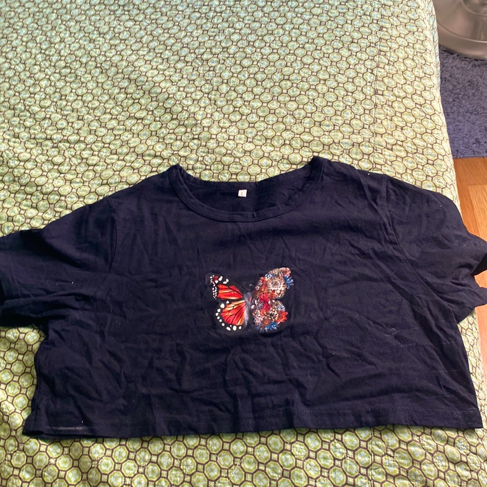 Butterfly Crop top